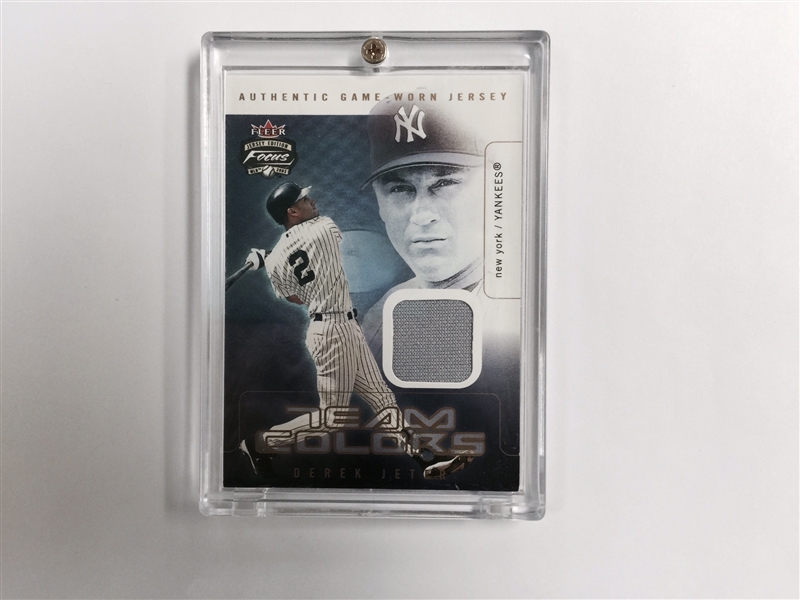 Lot of 13 Yankees Jersey Cards with Jeter